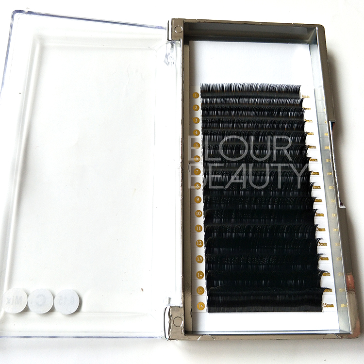 Makeup produccts full set eyelash extensions private label wholesale EL129 